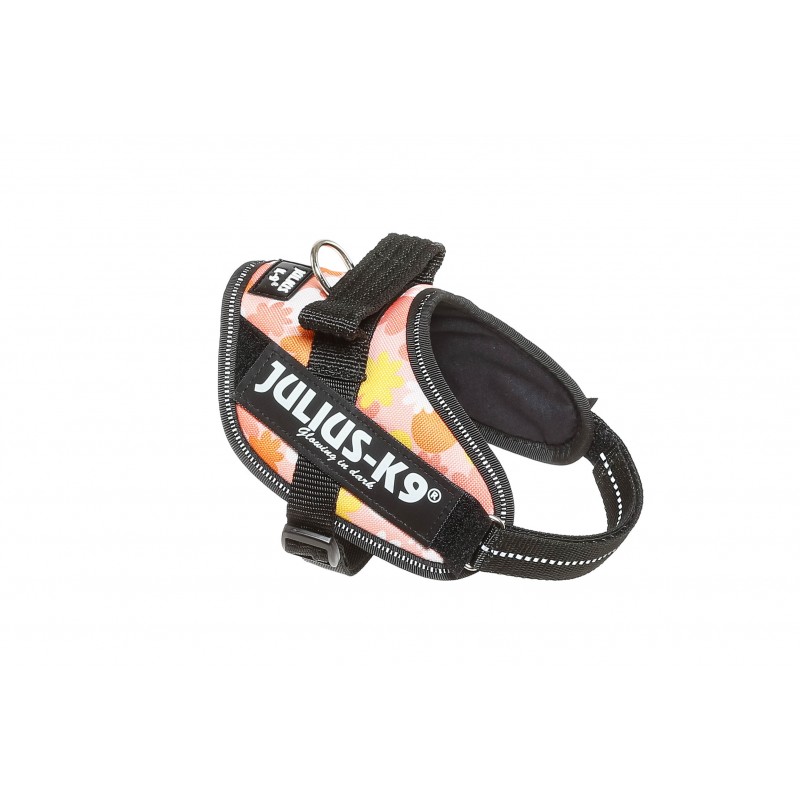 Idc®-Powerharness Rosa con Flores Mini-Mini 40-53cm (4-7kg)