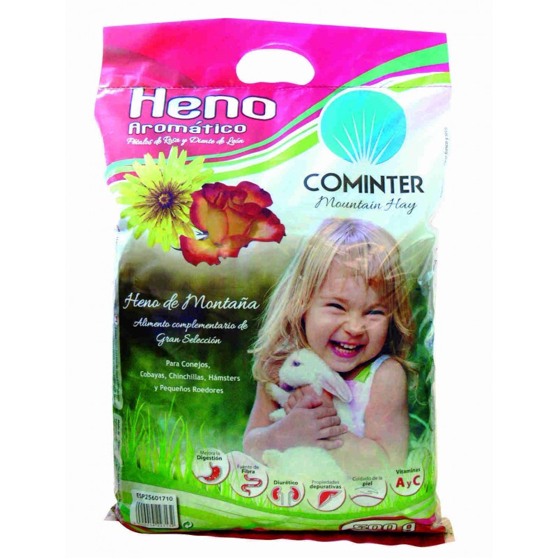 Heno Petalo Rosa-Diente Leon 500gr
