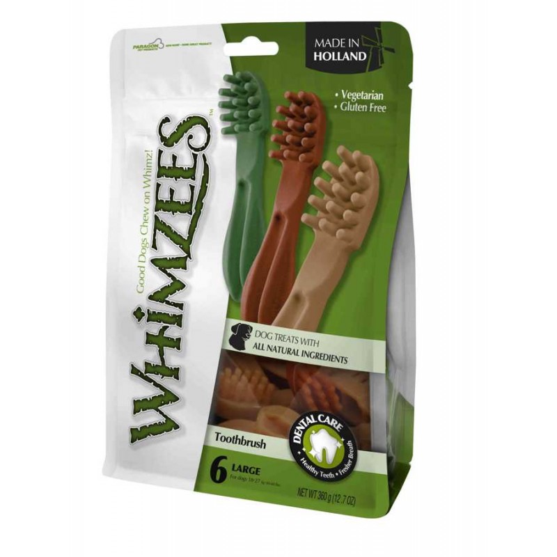 Whimzees Cepillo L Mix 14,5cm Bolsa 6u (6uds)