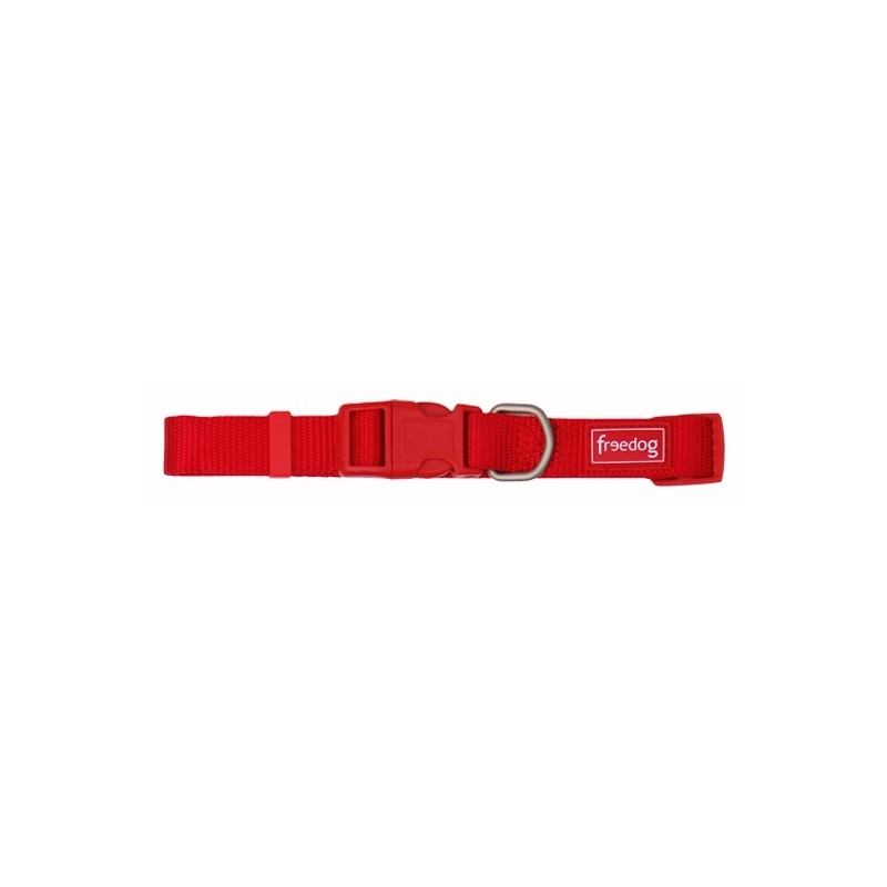 Collar Nylon Basic ROJO 15mm