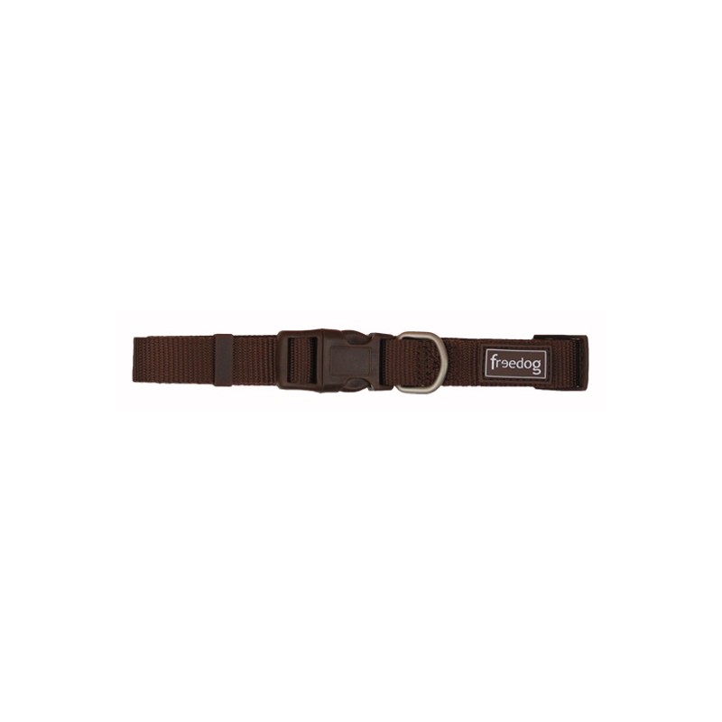 Collar nylon basic MARRÓN 15mm