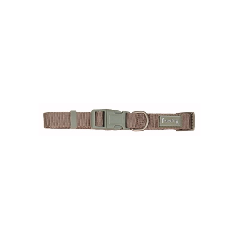 Collar nylon basic VERDE SALVIA 20mm