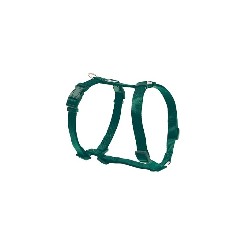 Arnés Nylon Basic Verde   0,8 x 15/30 cm