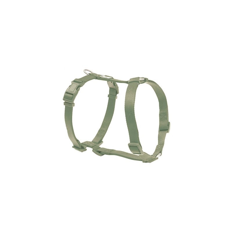 Arnés nylon basic VERDE SALVIA 10mm