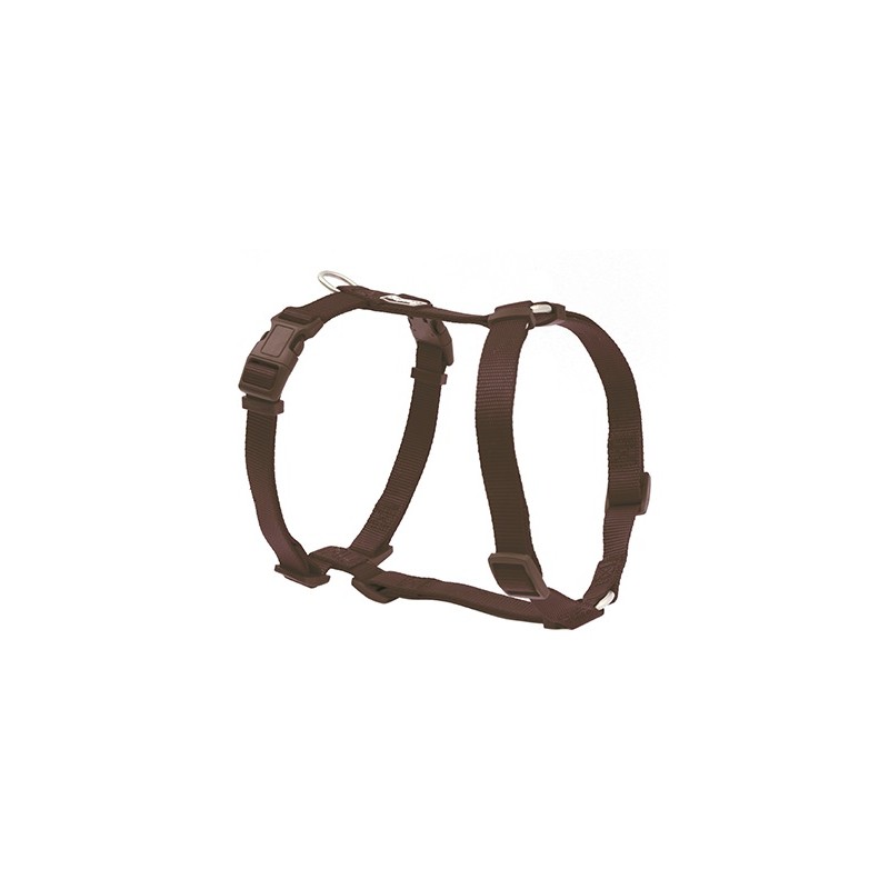 Arnés nylon basic MARRÓN 10mm