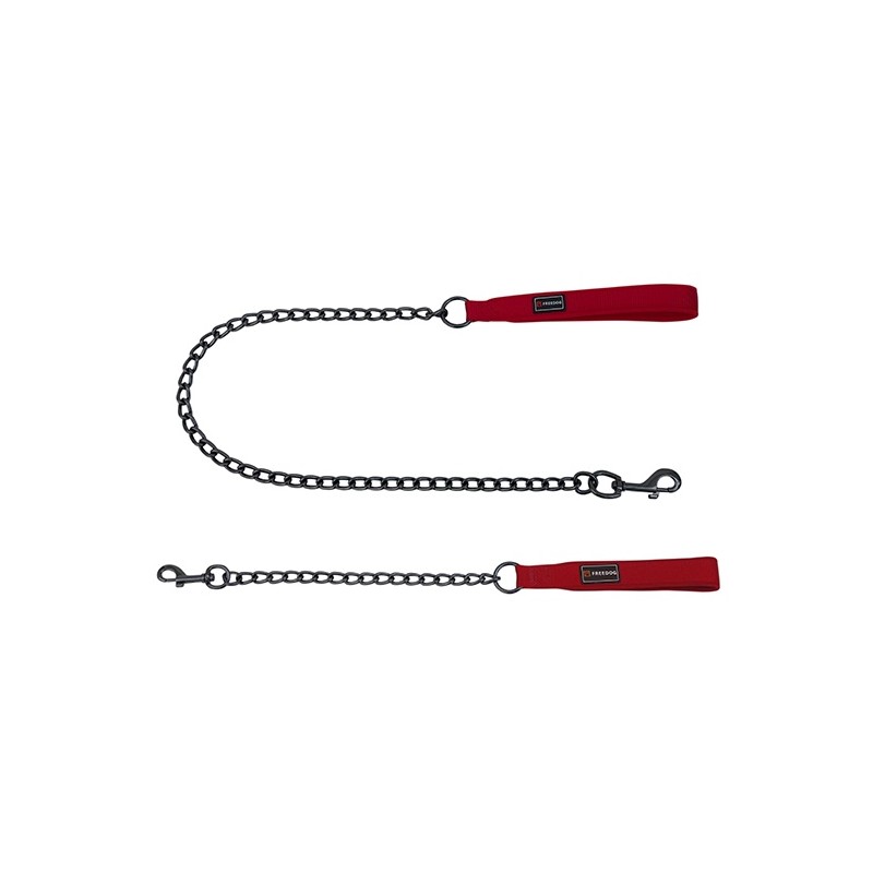 Cadena Metálica Gun 3mm x 100cm ROJO