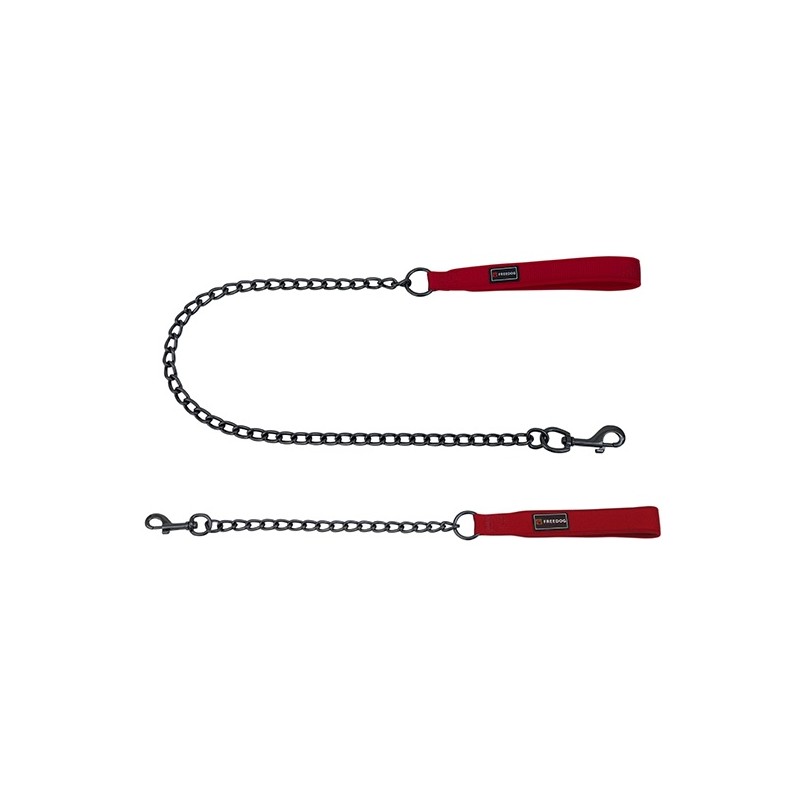 Cadena Metálica Gun 4mm x 60cm ROJO