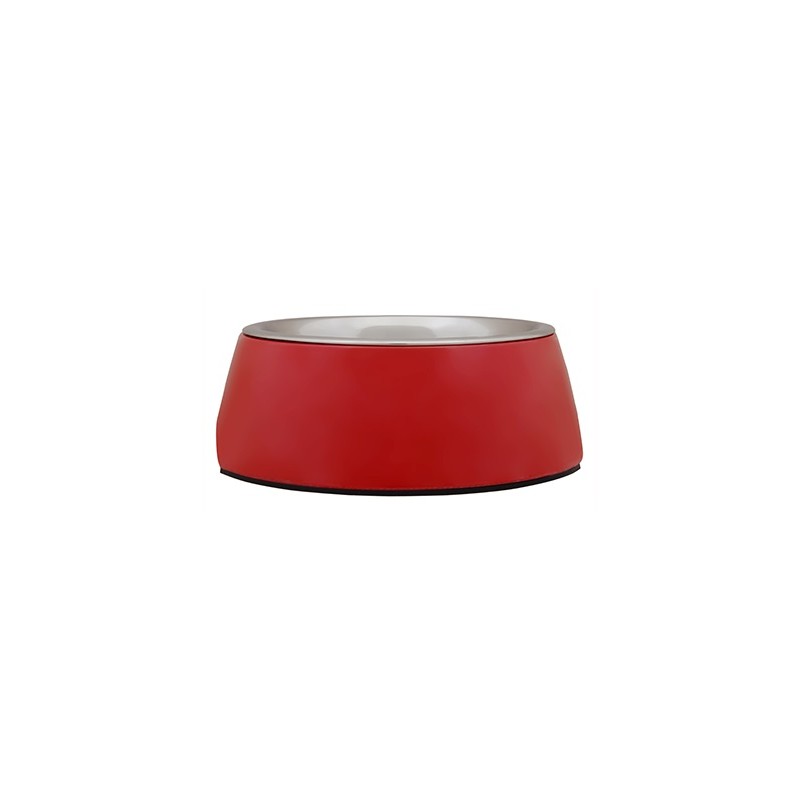Bowl Melamina Inox Rojo S 13cm  210ml