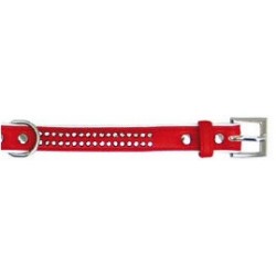 Collar polipiel Brillantes rojo 1,3x35cm
