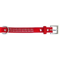 Collar polipiel Brillantes rojo 1,3x40cm