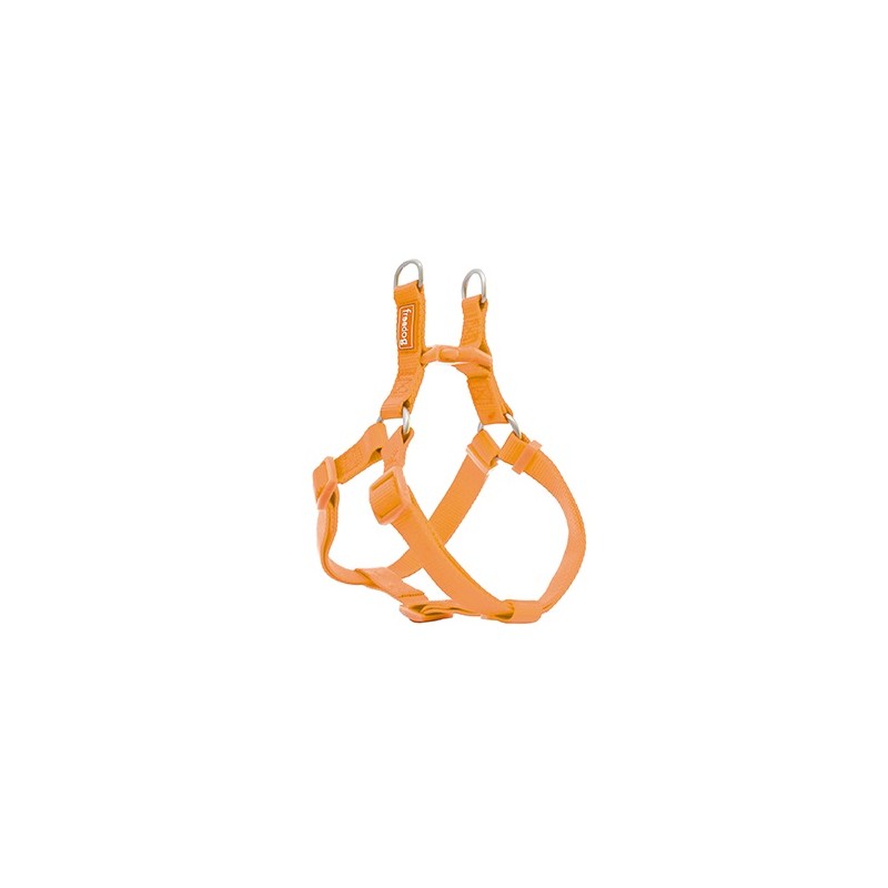 Arnés Nylon Basic Tipo A Naranja 15mmx30-50cm
