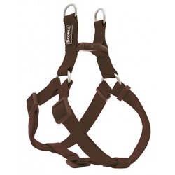 Arnés Nylon Basic Tipo A Marrón 25mmx70-90cm
