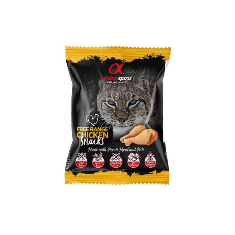 Alpha Spirit Snack de Ave de Corral para Gatos 50gr (24uds)