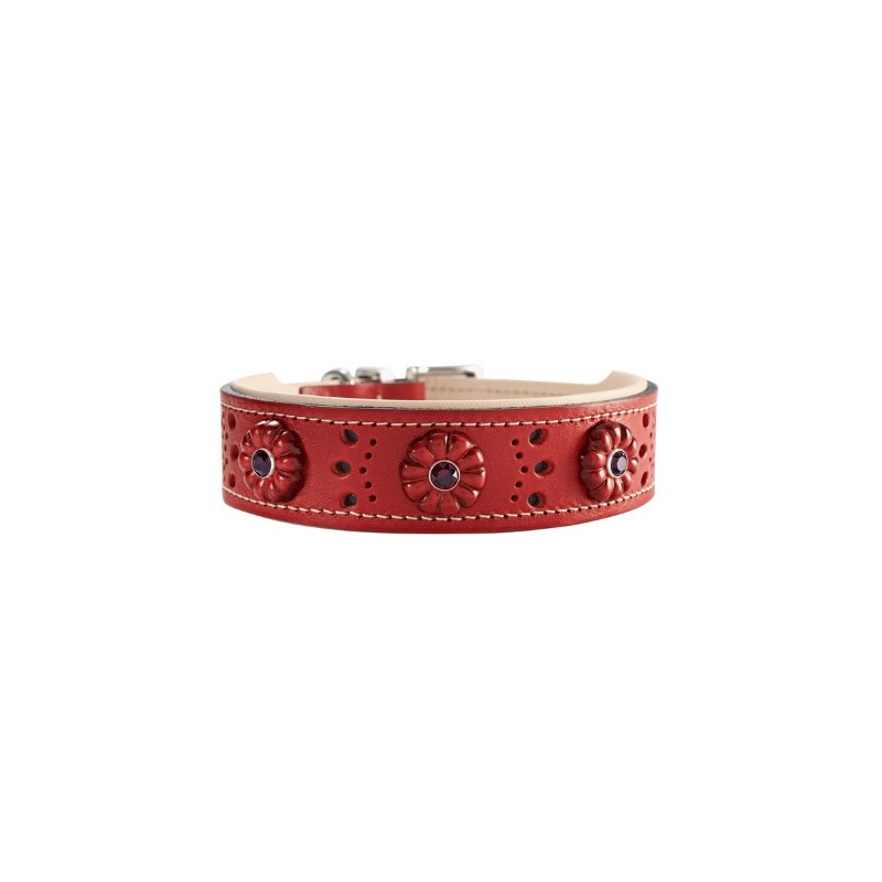 Collar Niq Virginia Rose Cuero Organic RJ 60*DX*