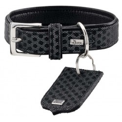 Collar Hella Reflect, 30 Artificial leather, reflecting, black