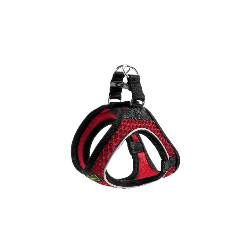 Harness Hilo Comfort XXL mesh, red with refl. bise