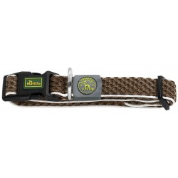 Collar Hilo Vario Basic S mesh, brown 30-43 cm