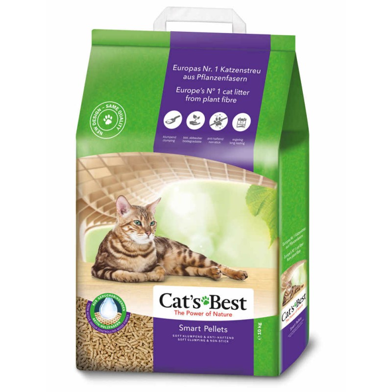 Cat's Best Smart Pellets 10 kg (20lts) (Nature Gold)