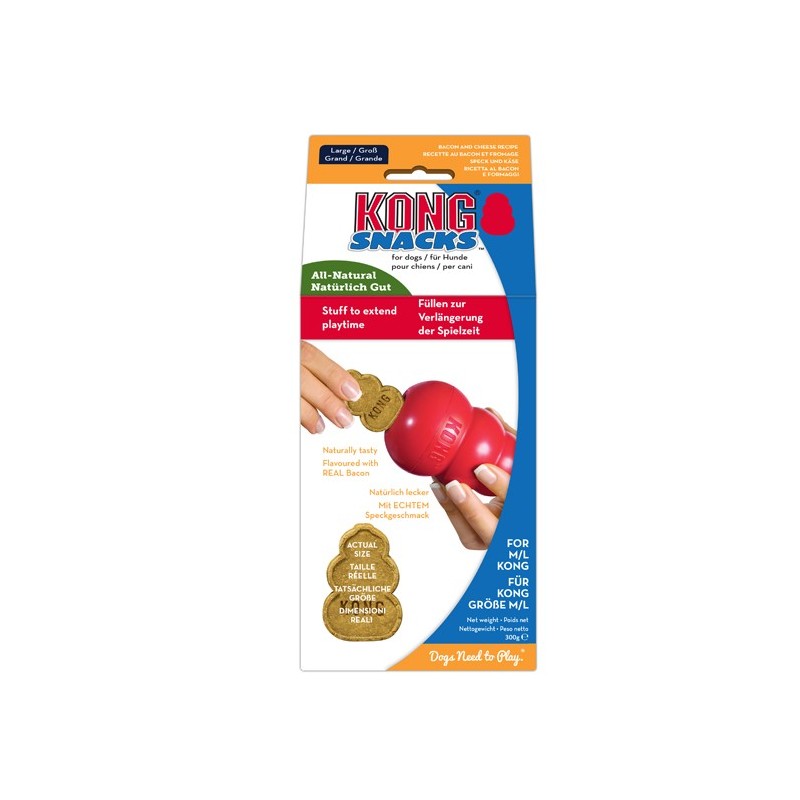XO1 Kong Galleta Snacks 100% Nat Bacon-Queso Gr