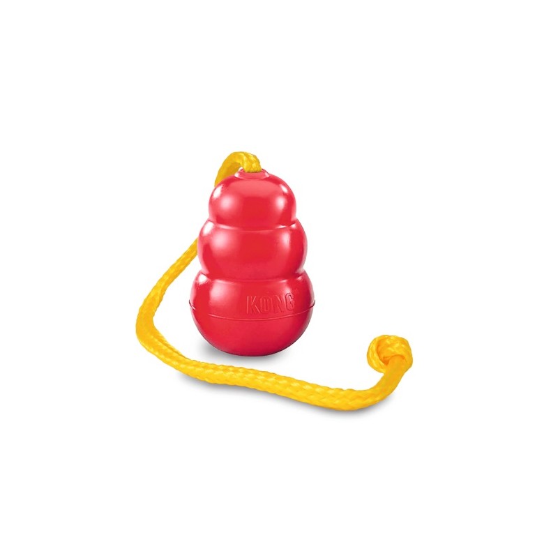 KONG Classic with rope T.M 16,5 x 10,2 x 5,7 cm
