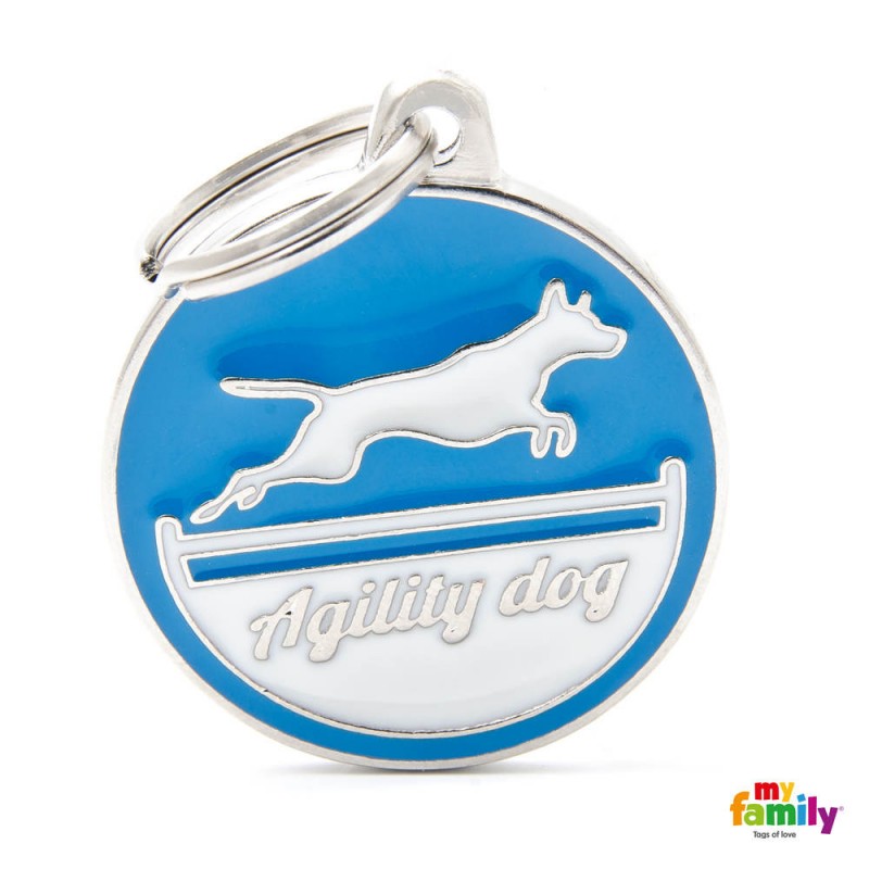 CH15BLUE Perro Agility AZ *DX*