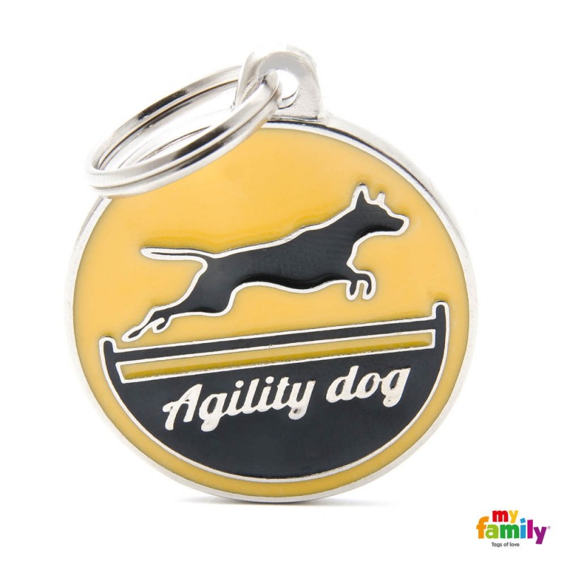 CH15YELLOW Perro Agility BCO *DX*