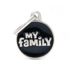 CL05SMALLBLACK Medalla Classic Logo Central Peq NG *DX*