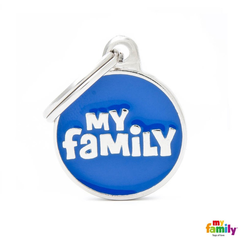 CL05SMALLBLUEE Medalla Classic Logo Central Peq AZ *DX*