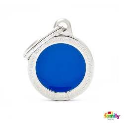 CL04SMALLBLUE Medalla Classic Redonda Peq AZ *DX*
