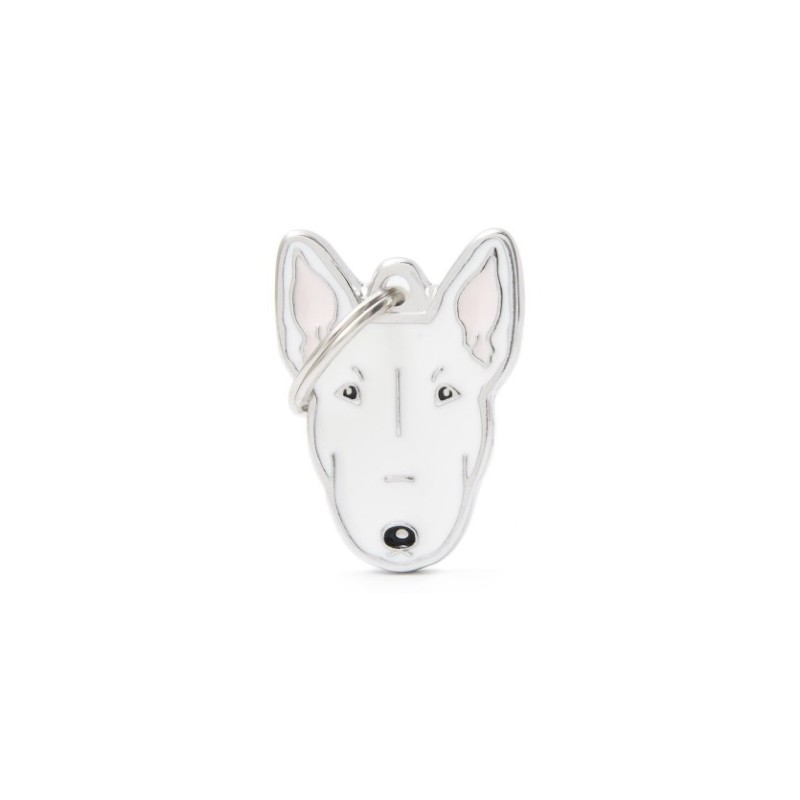 Mf21Nwhite Bull Terrier Blanco