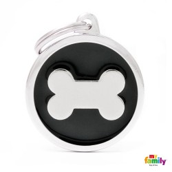 CH17BLACKBONE Medalla Hueso Gde NG