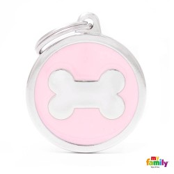 CH17PINKBONE Medalla Hueso Gde RS