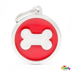 CH17REDBONE Medalla Hueso Gde RJ