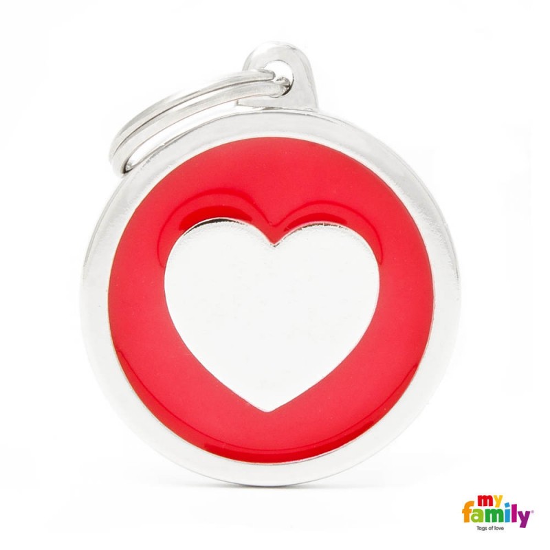 CH17REDHEART Medalla Corazon Gde RJ