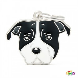 MF80WHITEBLACK American Stafford. Terrier BCO/NG