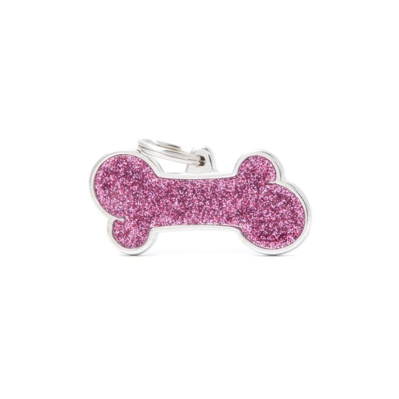 Gl01Xlpink Hueso Purpurina XL Rosa