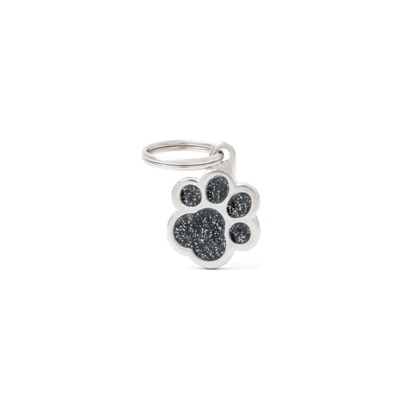Gl02Black Huella Purpurina Negro
