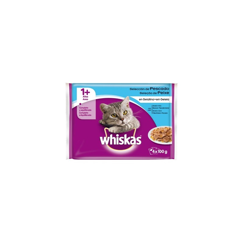 Whiskas Casserole 1+ Pescado 4Pack (13uds)