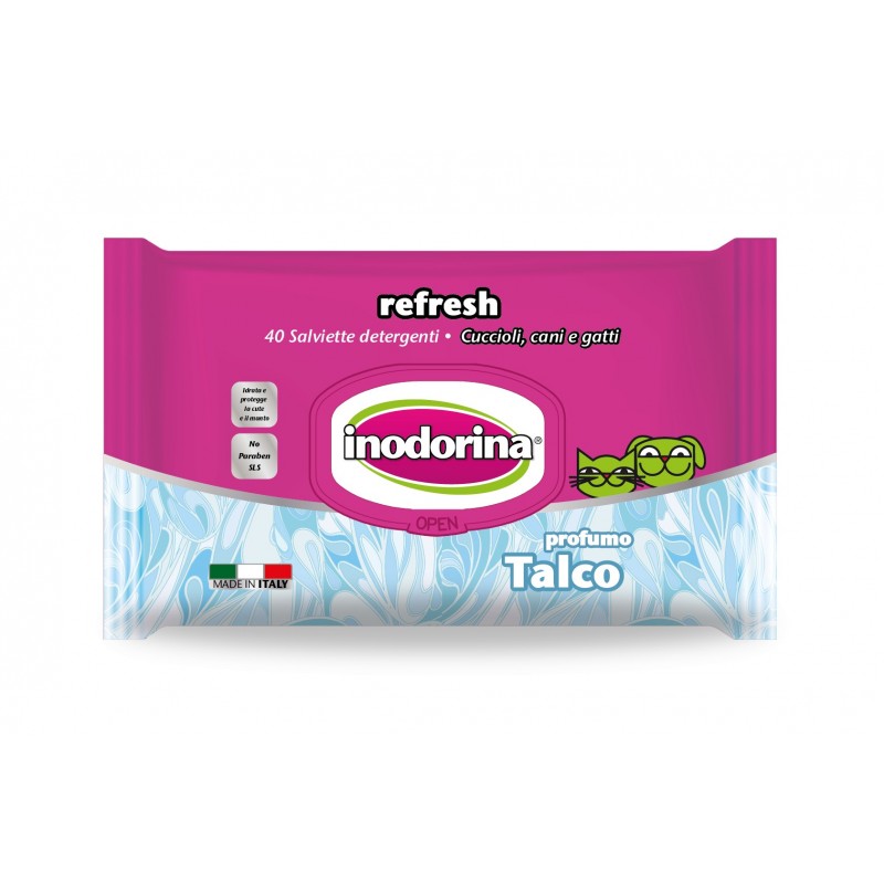 inodorina toallita Refresh Talco 40 pz