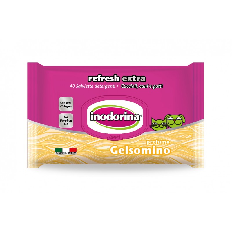 inodorina toallita Refresh eXtra -Gelsomino 40pz