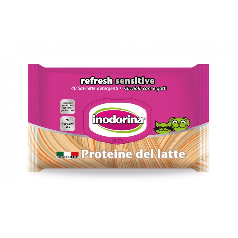 Inodorina Toallitas Sensitive Proteina Leche 40ud
