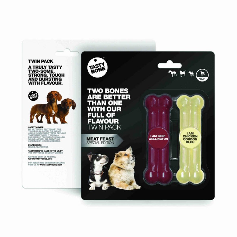 Tasty Twin Pack Ternera+ Cordon Bleu Toy