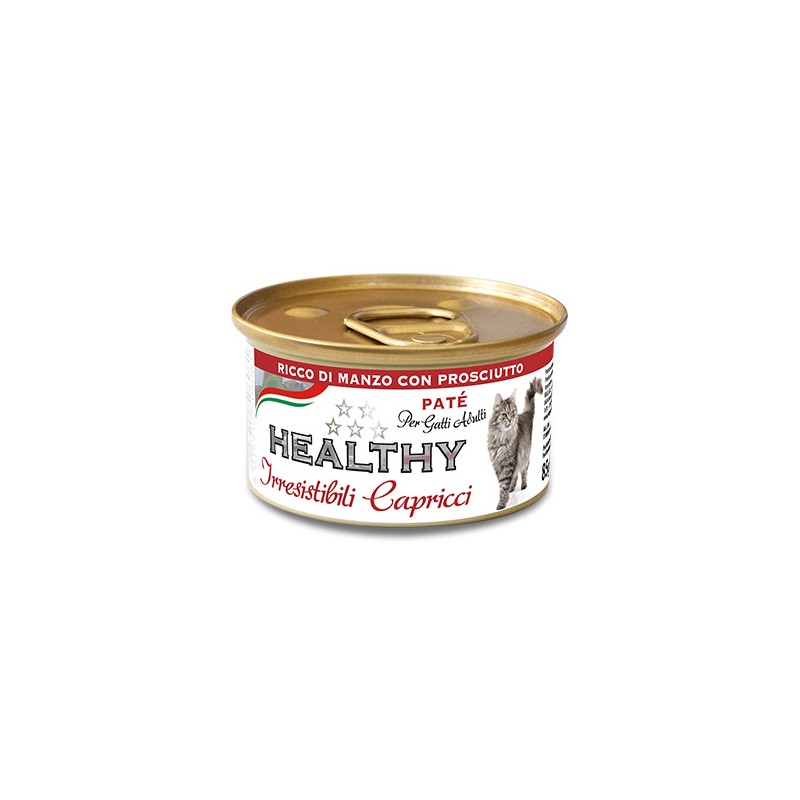 Cat Irresist Capricci Buey Y Jamon 85gr (24ud)