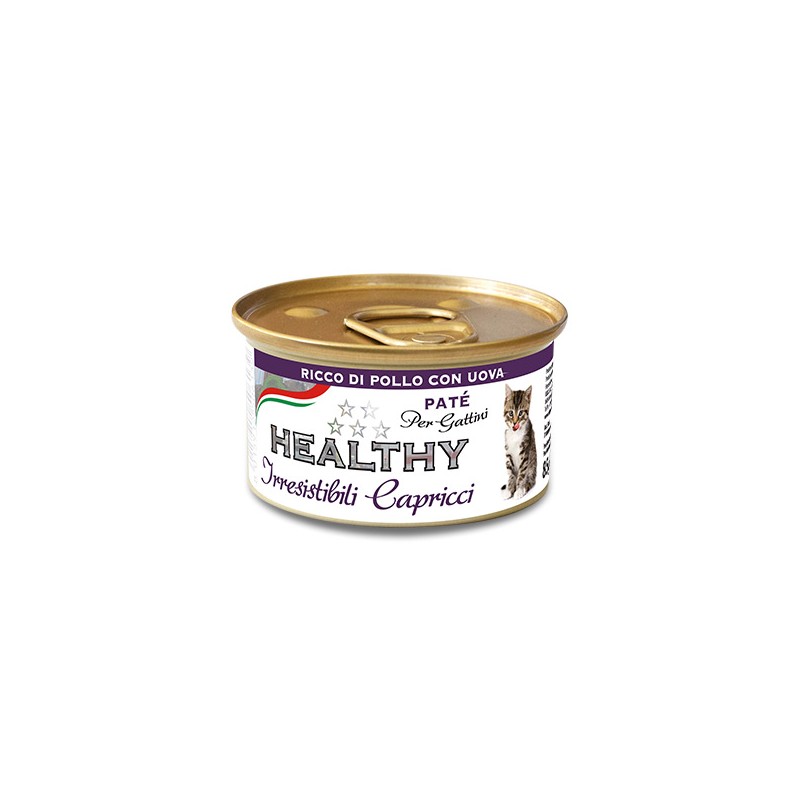 Cat Irresist Capricci Kitten Pollo-Huevo 85gr (24u