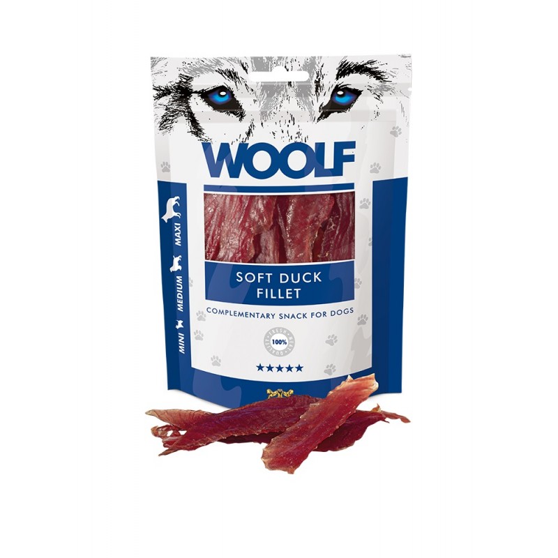 Woolf Soft Duck Jerky Fillet 100Gr