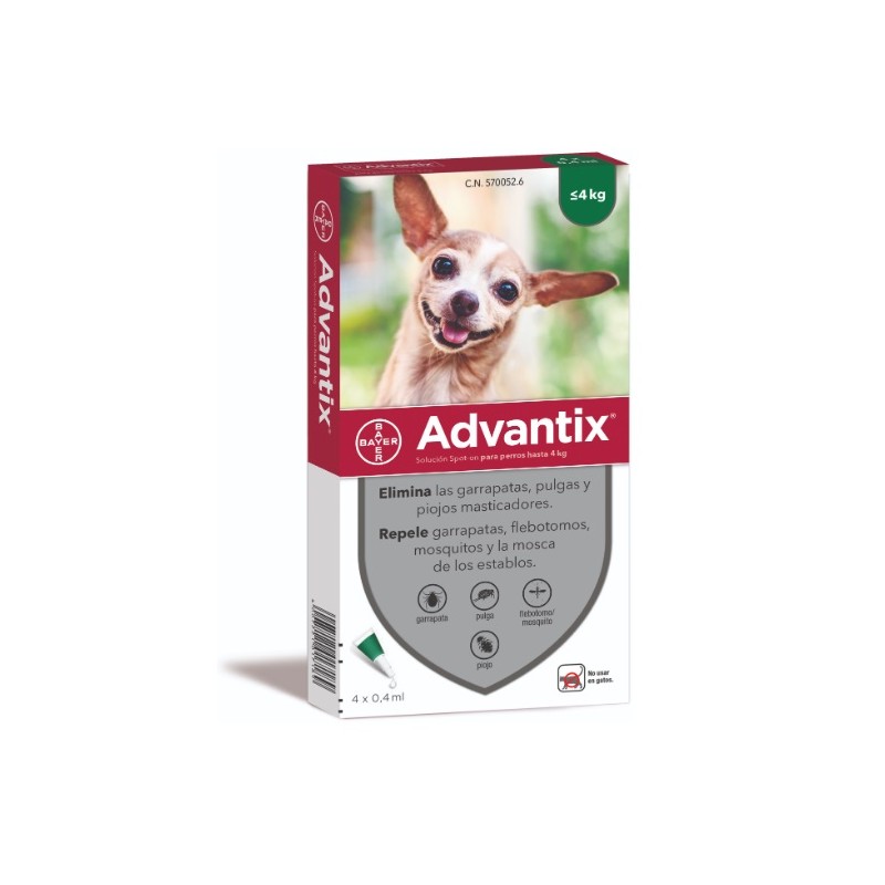 Advantix 0-4kg (4x0,4ml)