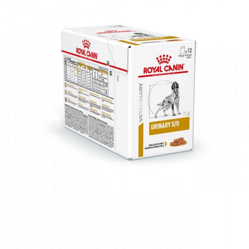 VHN Dog Wet Urinary S/O 100gr Pouch (12uds)