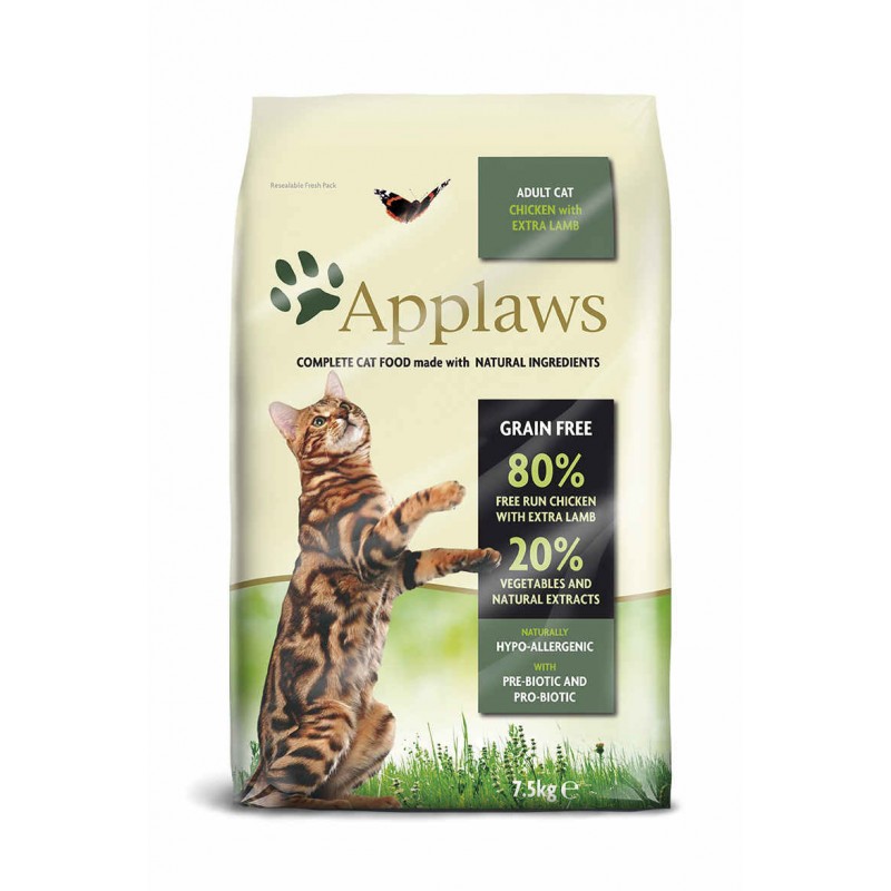 Applaws Cat Dry Pollo y Cordero 7,5kg
