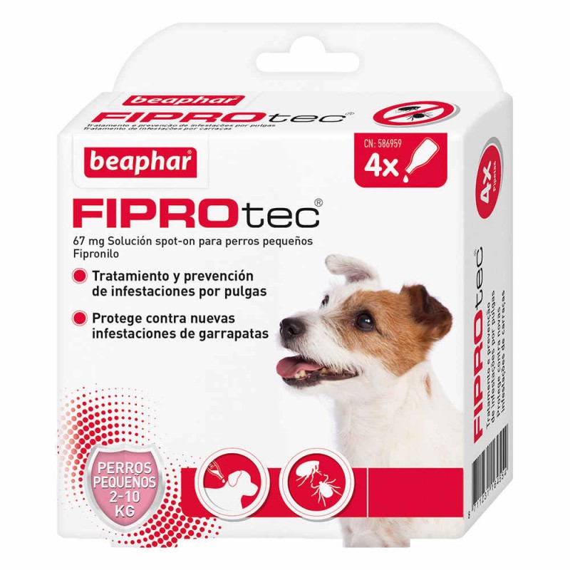 Fiprotec Spot On Perro 2-10kg (4x0,67ml)
