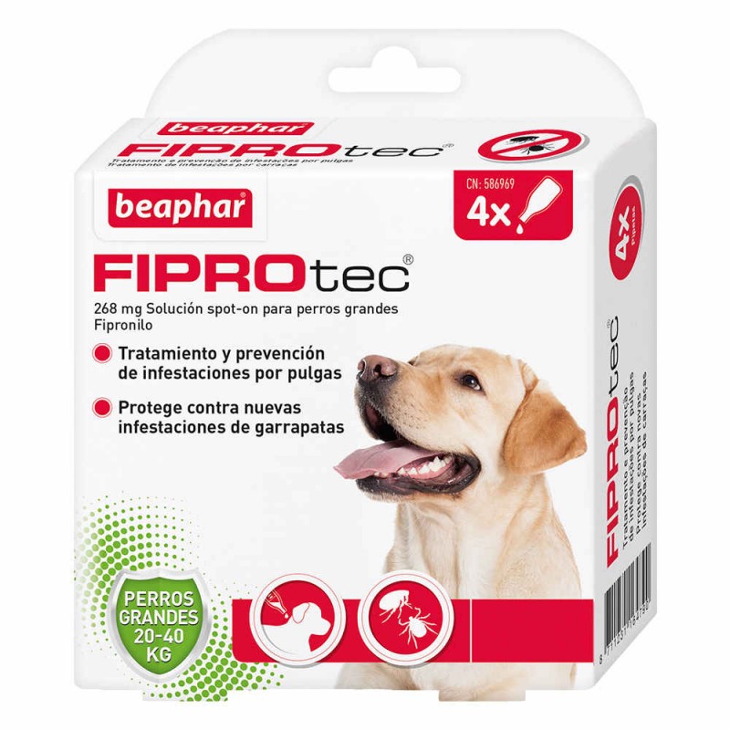 Fiprotec Spot On Perro 20-40kg (4x2,68ml)